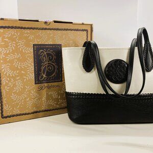 New Brighton Purse - H35853 Julia BLK/WHT Ferrara